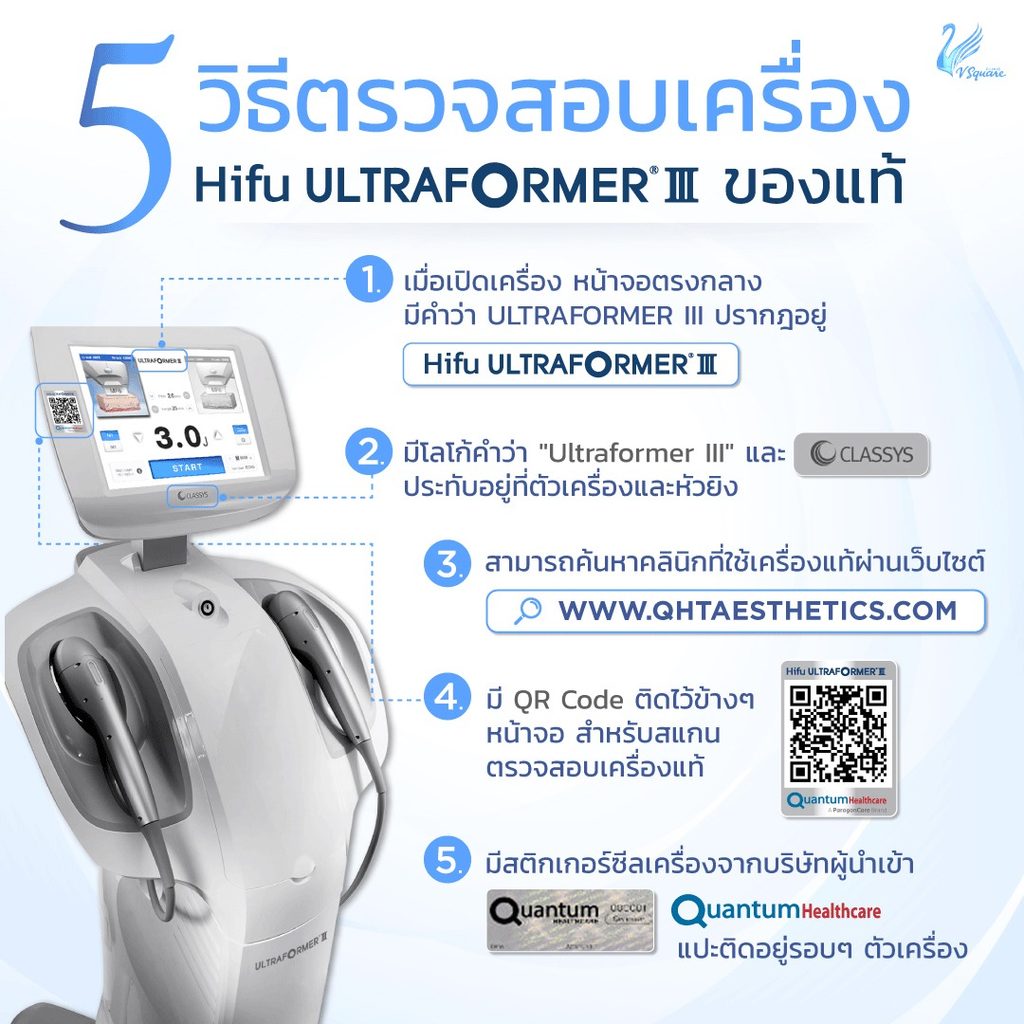 วิธีดูเครื่อง Ultraformer III ของแแท้