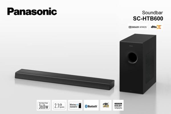 สัมผัสประสบการณ์เสียงที่สมบูรณ์แบบด้วย Panasonic Soundbar รุ่น SC-HTB600
