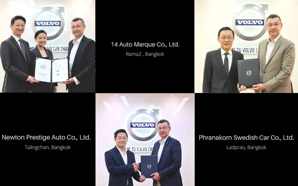 Volvo Car Thailand continues to accelerate its growth with the opening of 3 New Retailers in Bangkok and the perimeter