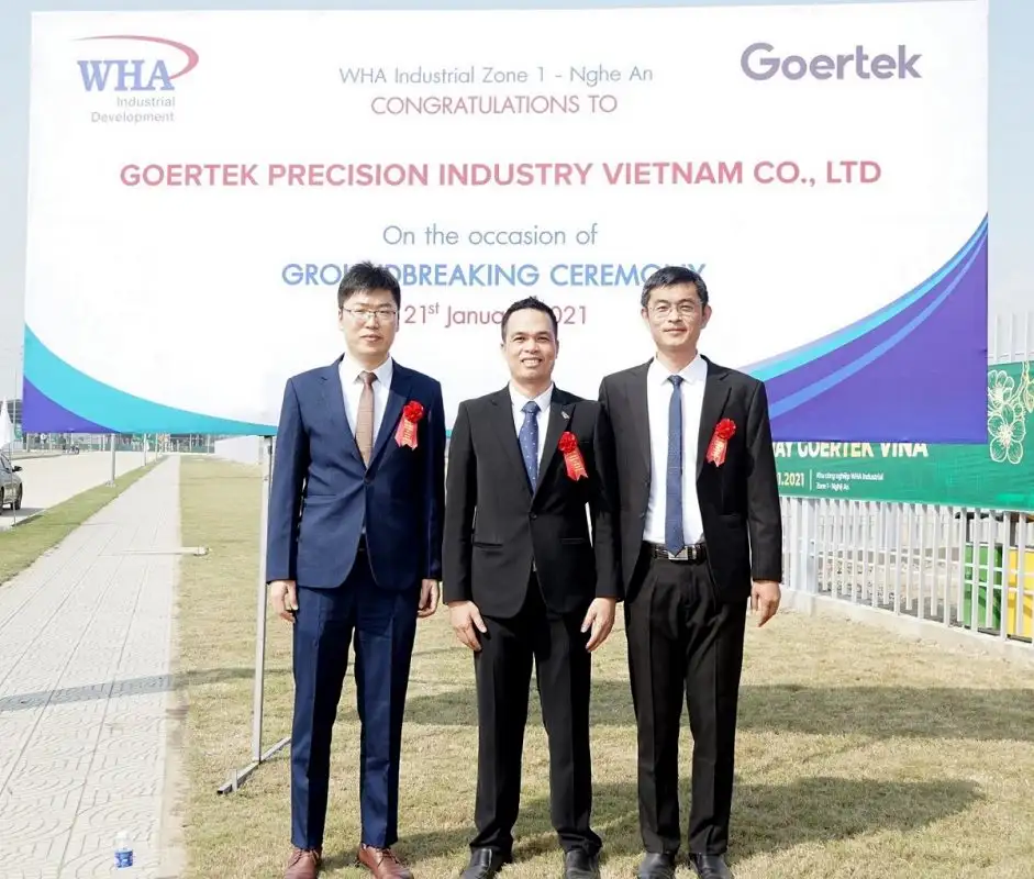 Goertek Celebrates Groundbreaking Ceremony for New Manufacturing Facility at WHA Industrial Zone 1 - Nghe An