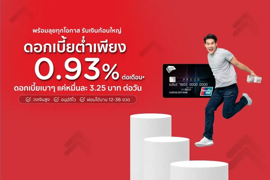KTC ลดดอกเบี้ยสินเชื่อบุคคลเหลือ 19.99% ช่วยลูกค้าสู้วิกฤติโควิด-19