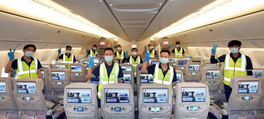 Safety above all, always: Emirates operates first flight serviced by fully vaccinated frontline teams across all customer touchpoints