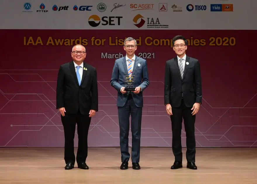 ทีเอ็มบี คว้ารางวัล BEST CEO - กลุ่มธุรกิจการเงิน จากเวที 