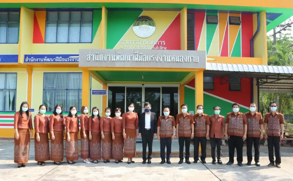 ผู้ตรวจราชการกรมพัฒนาฝีมือแรงงาน ลงพื้นที่จังหวัดหนองคาย