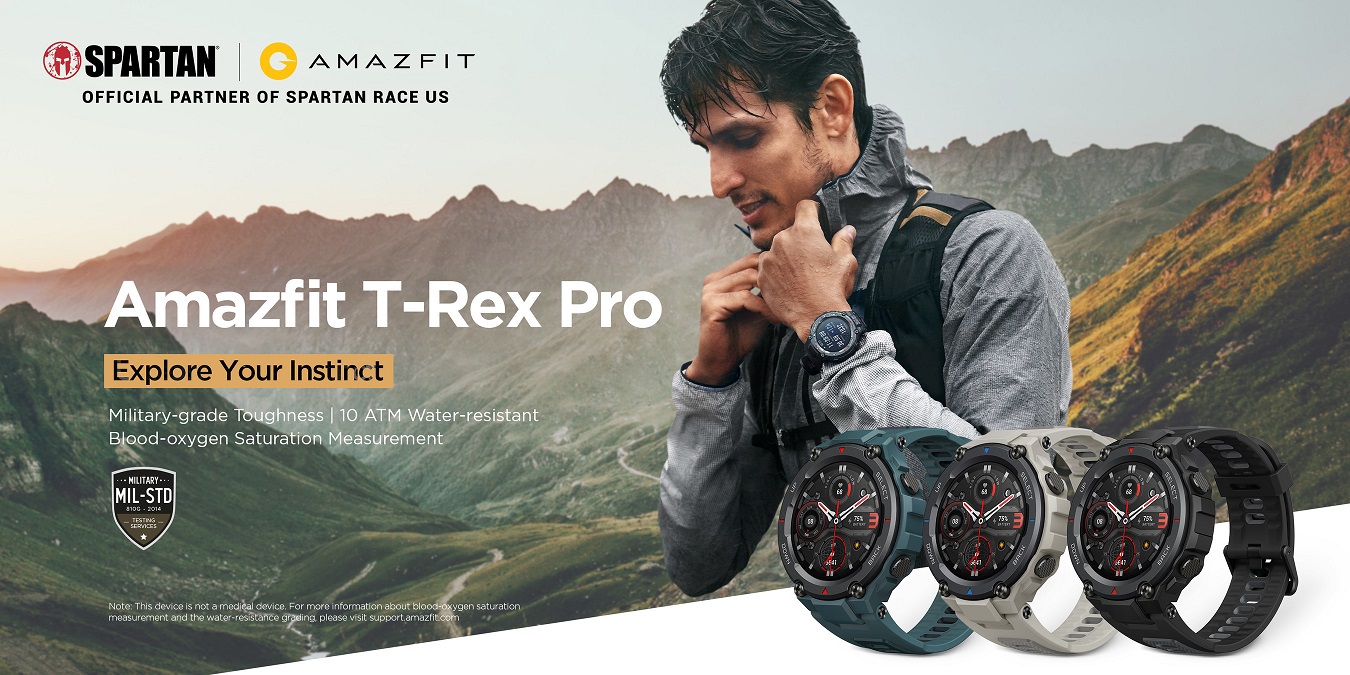 Amazfit T-Rex Pro: A Tough Military-grade Smartwatch with Endurance to |  RYT9