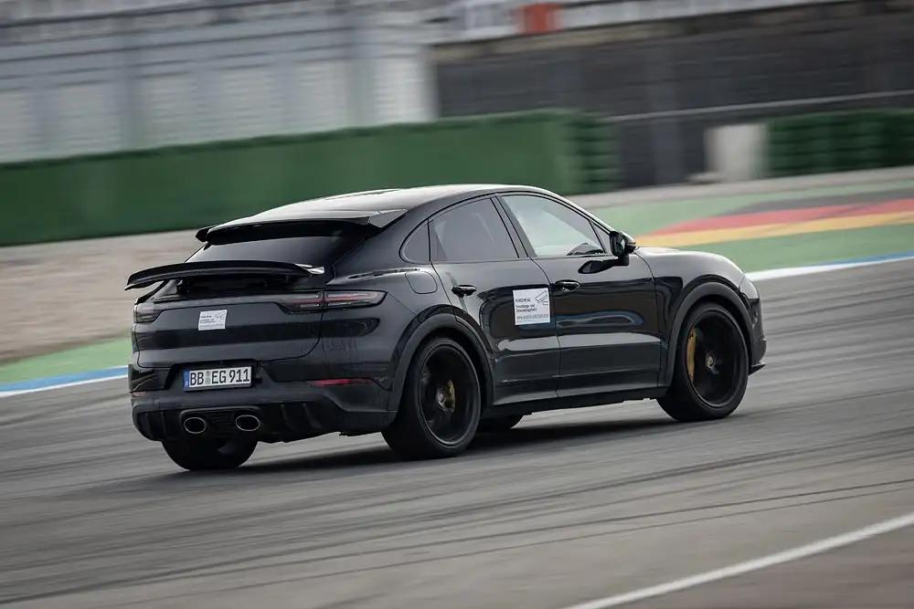 Walter Roehrl tests new high-performance model in the Cayenne product line