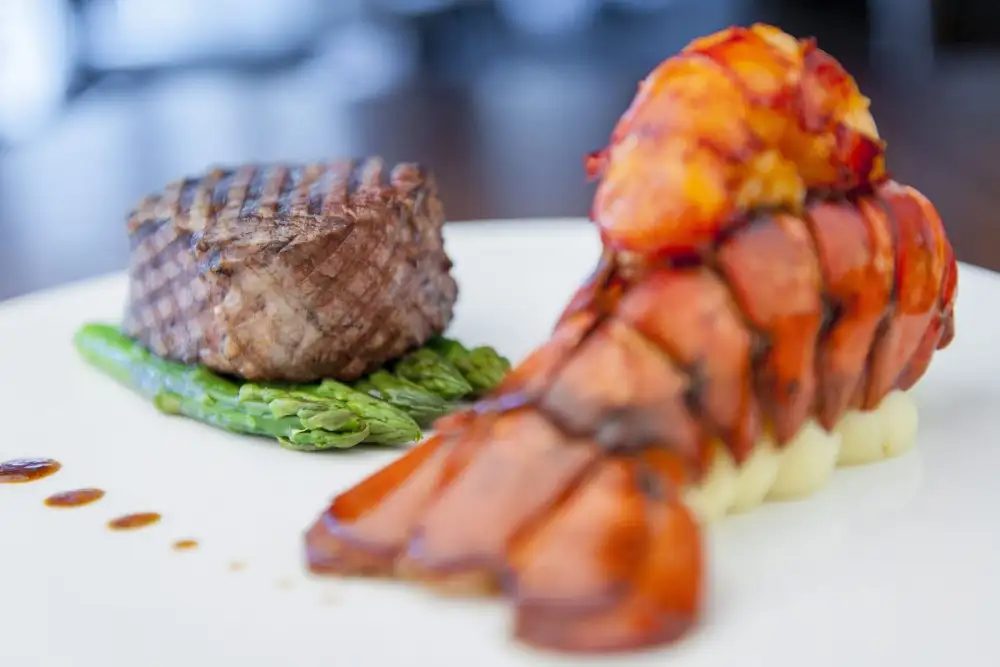 Free 'surf' for your 'turf'! Get a complimentary lobster tail at Red Sky when ordering Black Angus Steak