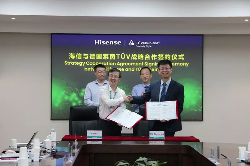 Hisense Becomes the World's 1st TV Brand Acquiring T?V Rheinland Privacy by Design Certification Based on ETSI EN 303 645