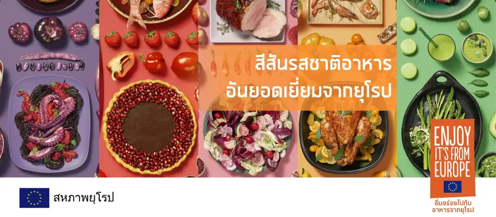 เปิดตัวแคมเปญสุดเอ็กคลูซีฟ 'Colours by Europe. Tastes of Excellence.' ในรูปแบบออนไลน์อีเว้นท์ครั้งแรกในประเทศไทย!
