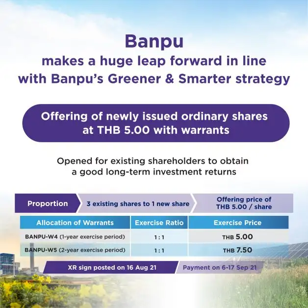 Banpu Announces an Amendment to the Rights Offering Issuance