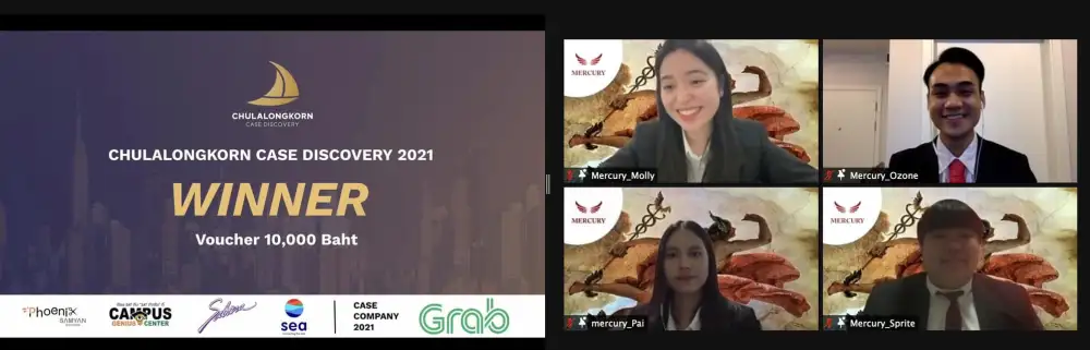 BBA ธรรมศาสตร์ คว้าแชมป์ Chulalongkorn Case Discovery 2021