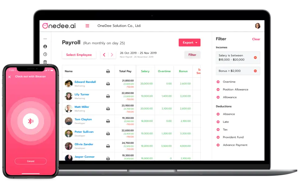 OneDee.ai เปิดตัว Payroll Feature และ Payroll Outsourcing