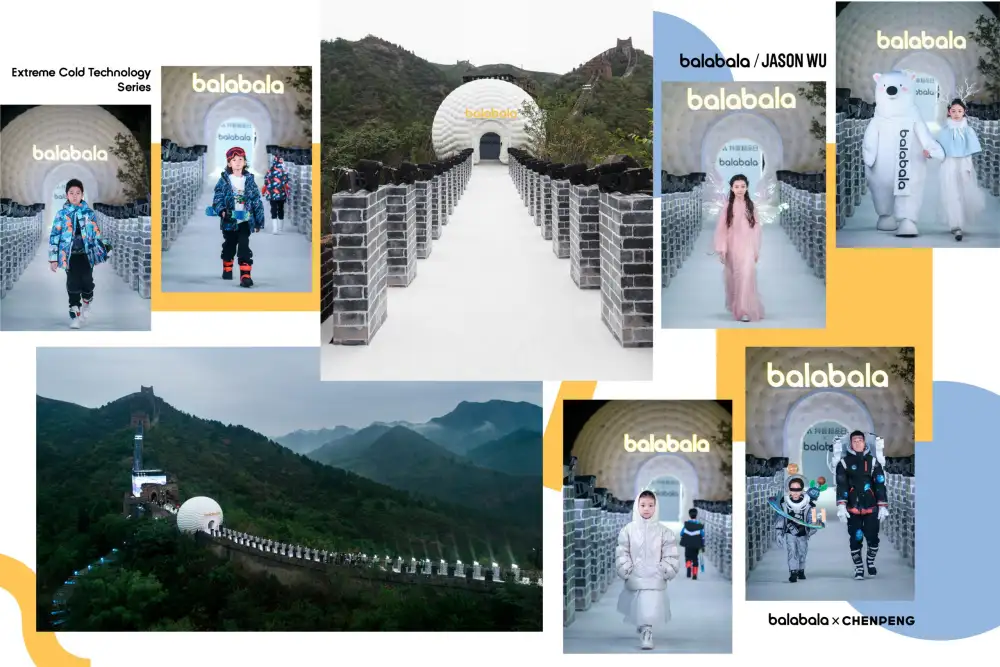 Balabala Big Fashion show at one of the seven wonders of the world - The Great Wall of China -