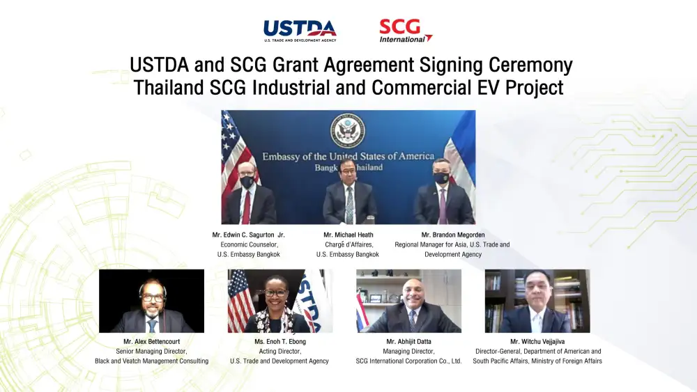 USTDA Supports Electric Vehicle Transition in Thailand