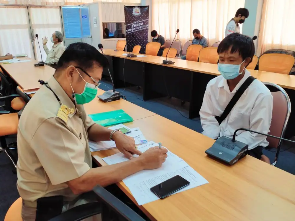 สนพ.แพร่ ดำเนินการสอบสัมภาษณ์ผู้สมัครเข้ารับการฝึกอบรม หลักสูตรเตรียมเข้าทำงาน
