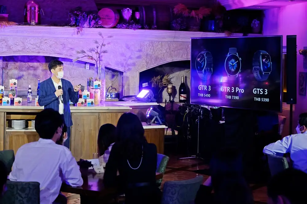 Amazfit จัดงานเปิดตัวสมาร์ทวอทช์ 3 ซีรี่ส์ GTR 3 Pro, GTR 3 และ GTS 3 เผยความร่วมมือกับแฟชั่นดีไซเนอร์ชื่อดัง Christian Cowan