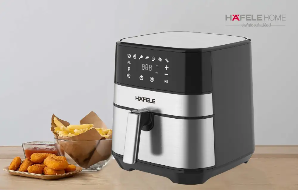 ปรุงสุกรวดเร็วทุกเมนูได้สุขภาพ กับ DIGITAL AIR FRYER 5.7 L นวัตกรรมหม้อทอดไร้น้ำมันดิจิทัล จากเฮเฟเล่