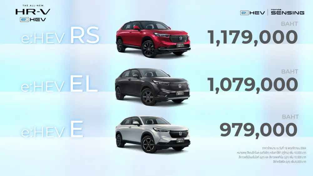 Honda Officially Announces the Prices of 