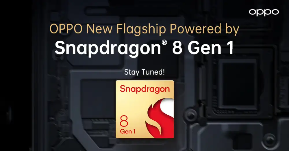 OPPO เตรียมเปิดตัวสมาร์ทโฟนแฟลกชิป โดยจะเป็นหนึ่งในแบรนด์แรกที่ได้ใช้ชิปประมวลผล the Premium Snapdragon(R) 8 Gen 1