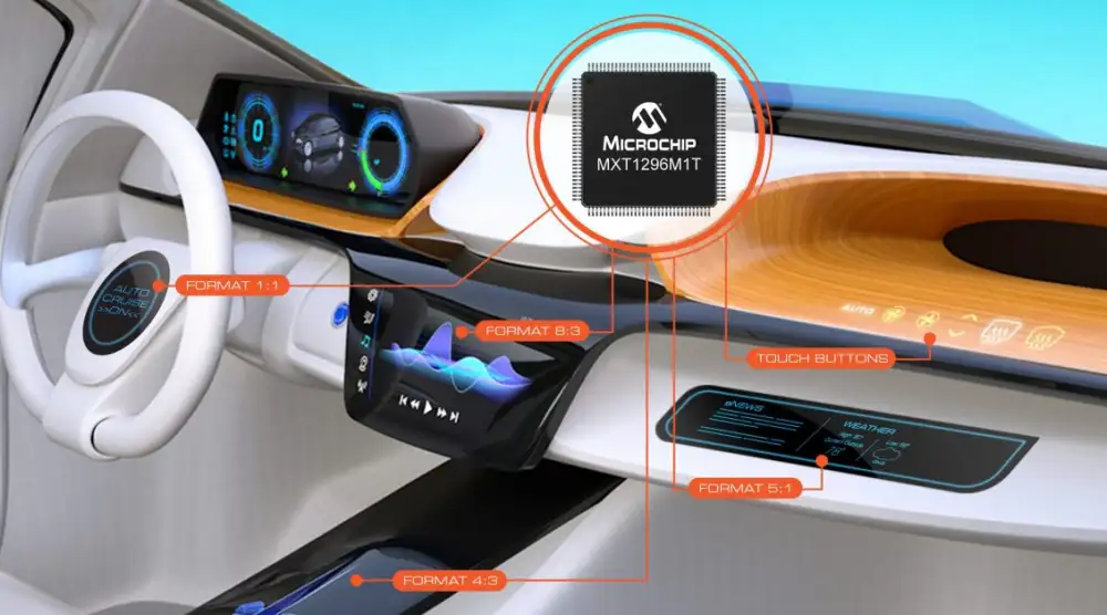 ตัวควบคุมหน้าจอสัมผัส maXTouch(R) ที่มีความเอนกประสงค์สูงสุดพร้อมมอบความยืดหยุ่นด้านฟอร์แมทหน้าจอมากกว่าที่เคย