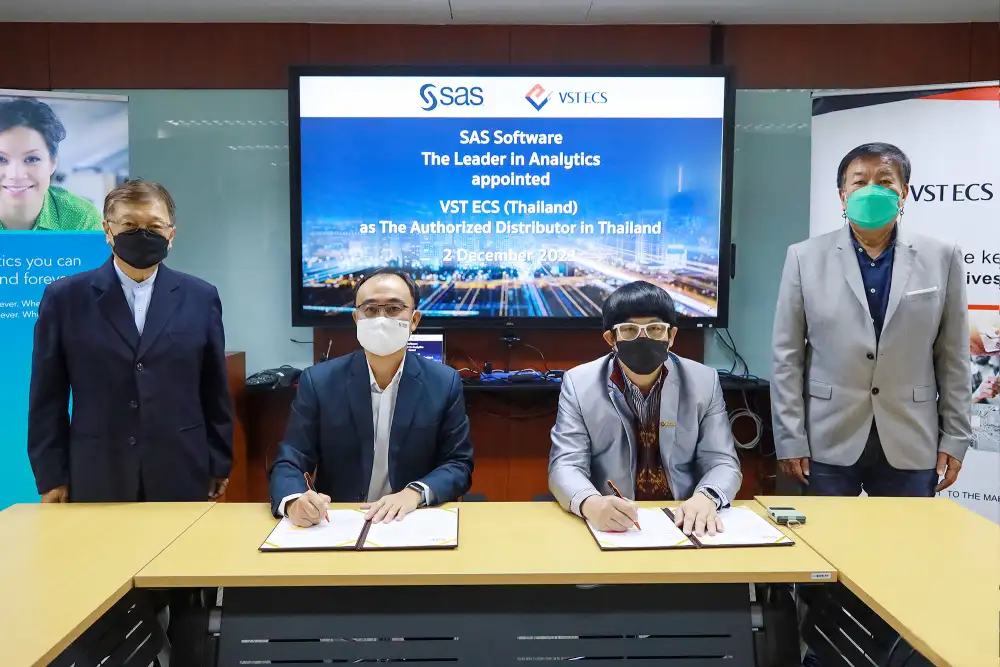 SAS and VST ECS (Thailand) partner to accelerate analytics growth for businesses in Thailand