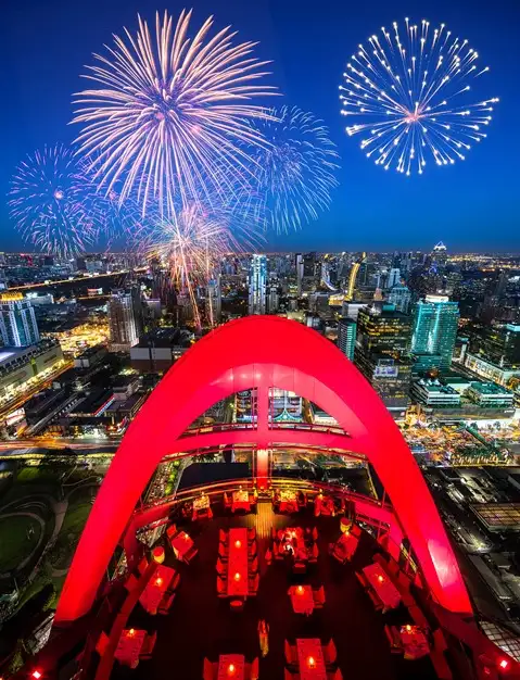 จุดเช็คอินสุดเก๋ พร้อมดินสุดเนอร์หรูในค่ำคืนนับถอยหลังเริ่มต้นปีใหม่ ณ ห้องอาหารเรดสกาย โรงแรมเซ็นทาราแกรนด์ฯ เซ็นทรัลเวิลด์