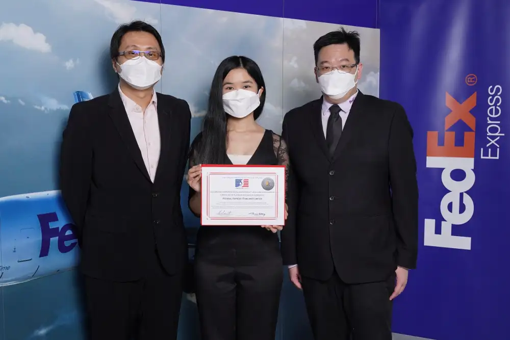 FedEx Express Thailand Receives Platinum Level Recognition for CSR Excellence