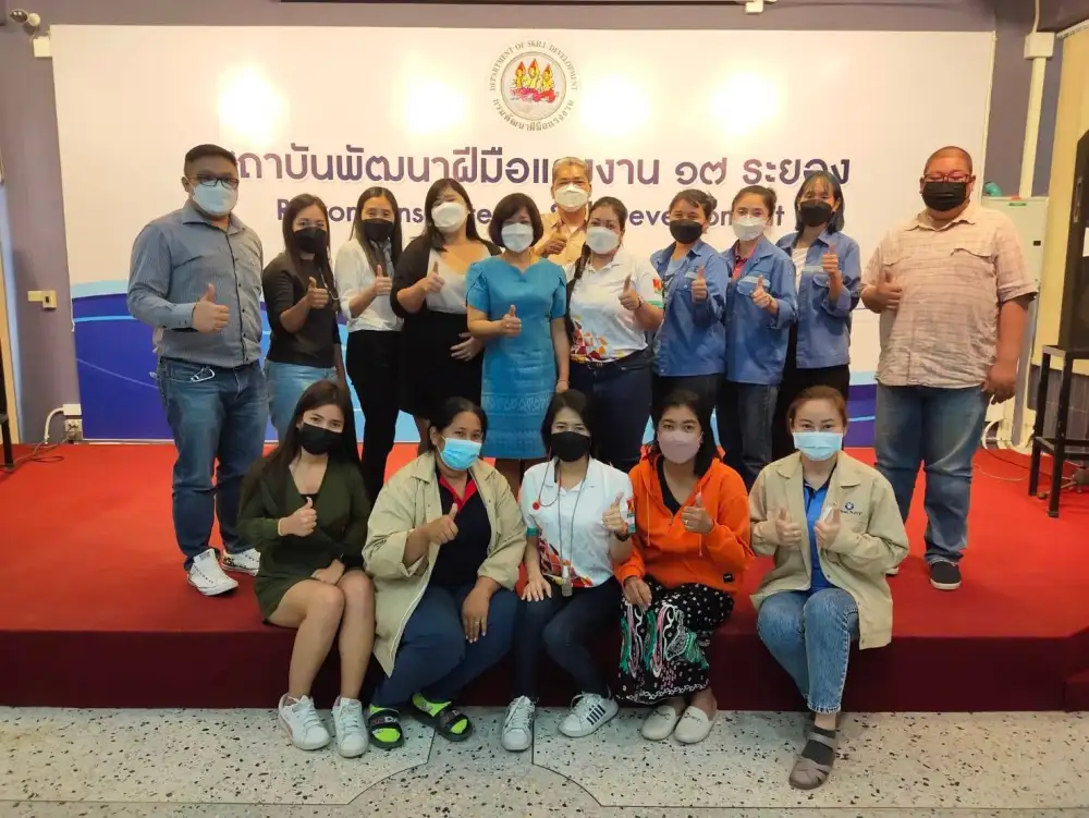 สพร.17 ระยอง อบรมหลักสูตรยกระดับฝีมือ สาขาช่างควบคุมเครื่องกลึง CNC ระดับ 1