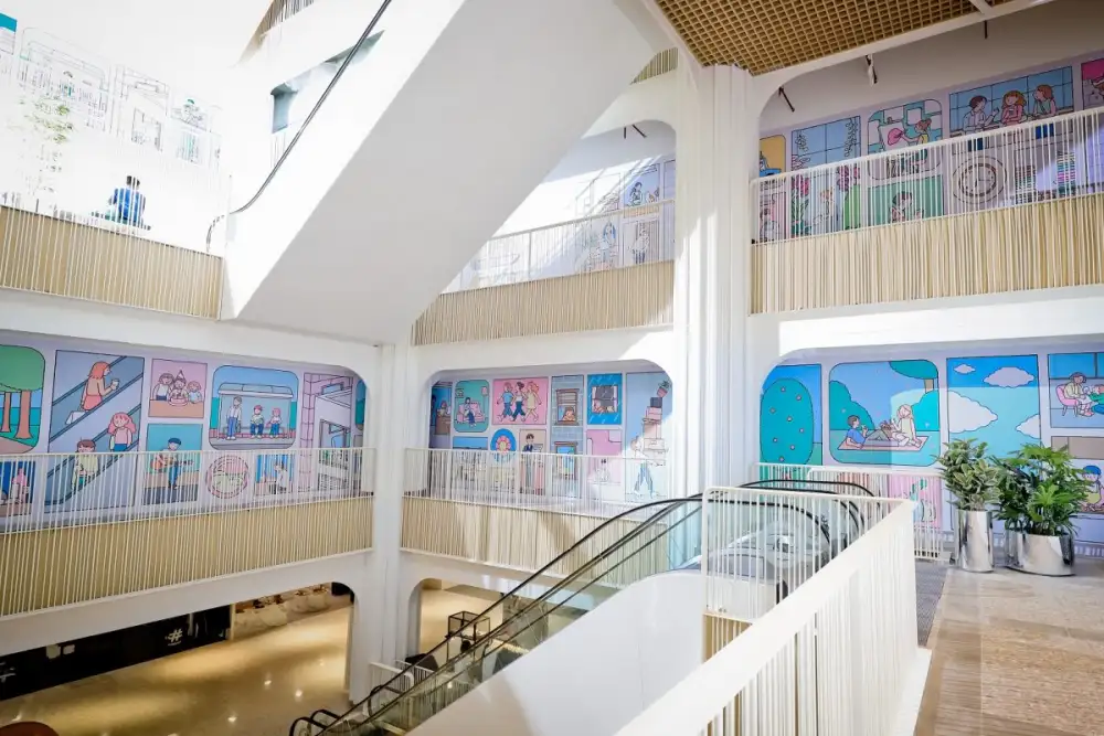 centralwOrld showcasing artworks by famed illustrators 'Sundae Kids' in vertical art exhibition at Groove Gallery Walk on 3rd floor and Zone I