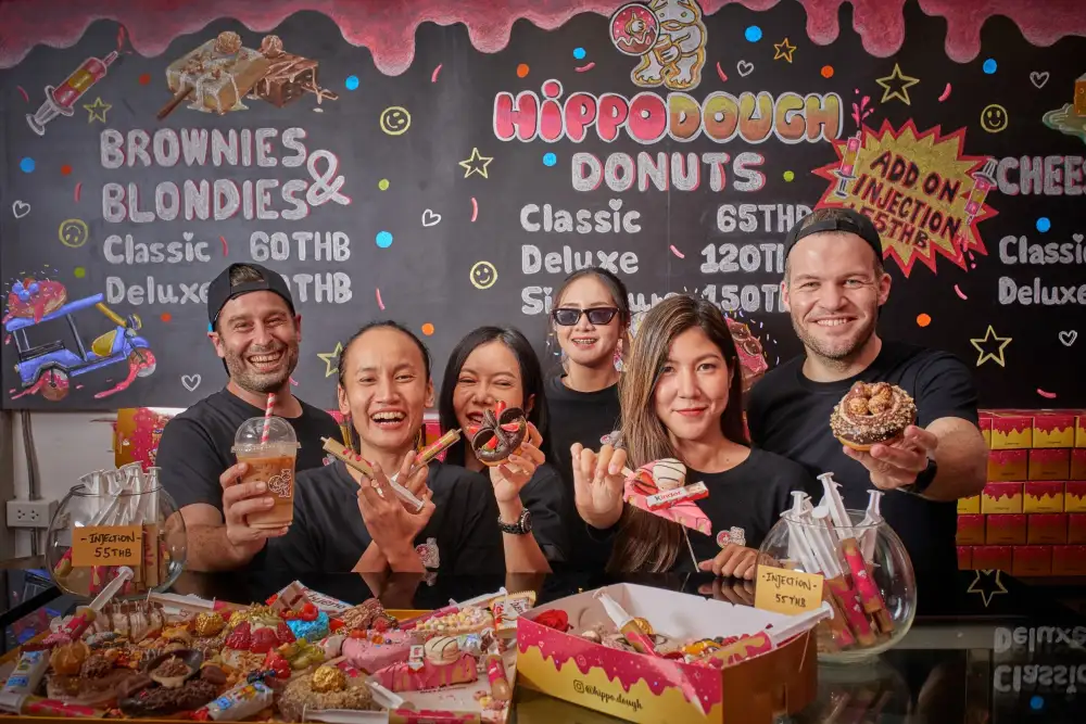 HIPPO DOUGH คาเฟ่โดนัทและขนมหวานแฟนซีกว่า 100 รสชาติ ยกทัพความหวานระดับพรีเมียมมาเสิร์ฟครั้งแรกใจกลางพร้อมพงษ์