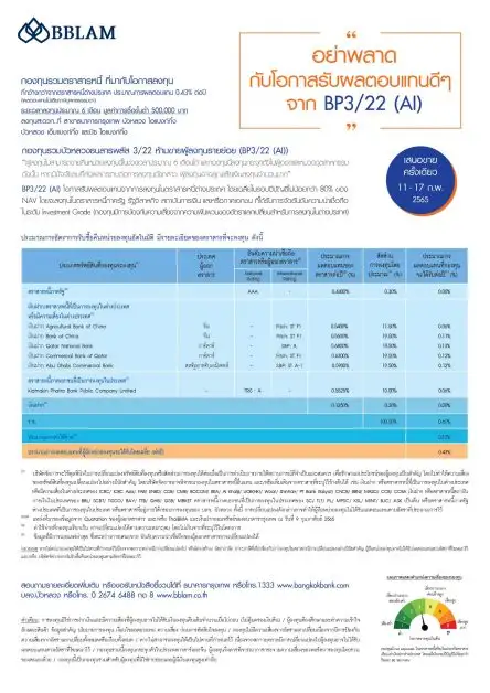 BBLAM เสนอขาย IPO