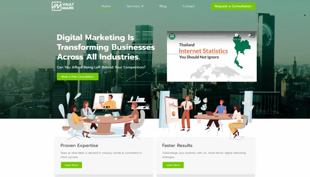 Vault Mark Secures Award for The Most Trusted Digital Marketing Agency, Thailand