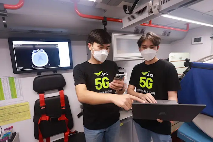 AIS 5G capabilities enable Siriraj medics and Mahidol engineers  Mobile Stroke Unit goes into remote districts nationwide for rapid assistance to stroke victims