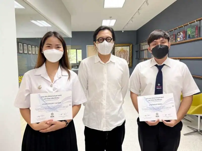คณะสถาปัตย์ SPU มอบวุฒิบัตรเรียนดีและดีเด่น นักศึกษา ประจำปีการศึกษา 2564