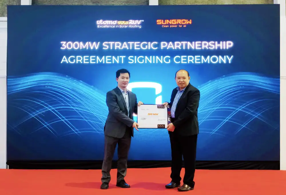 Sungrow Signs 300MW Sales Contract with Utomo SolaRUV During Solartech Indonesia 2022