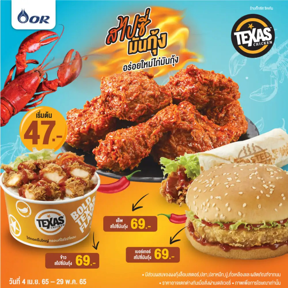 เท็กซัส ชิคเก้น ขอแนะนำ 