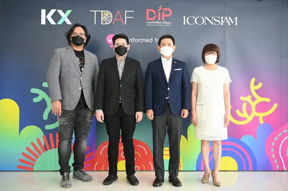 KX works with Department of Intellectual Property and artists from Thailand Digital Arts Festival (TDAF) in unveiling 