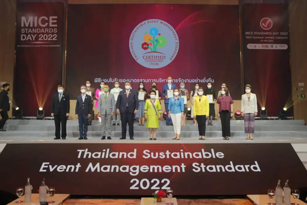 ทีเส็บผลักดันมาตรฐานสถานที่จัดงานพร้อมกับมาตรฐานด้านความยั่งยืน ตอกย้ำความมั่นใจและโอกาสทางธุรกิจรองรับการเปิดประเทศ