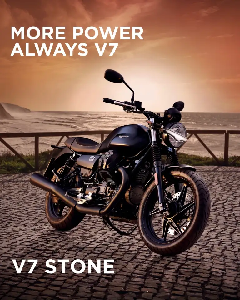NEW GENERATION OF MOTO GUZZI ที่ให้คุณได้สัมผัสประสบการณ์สุดคลาสสิก ที่มาพร้อมสมรรถนะอันยอดเยี่ยม ยิ่งกว่าที่เคย! กับ MOTO GUZZI V7 STONE และ MOTO GUZZI V7 SPECIAL