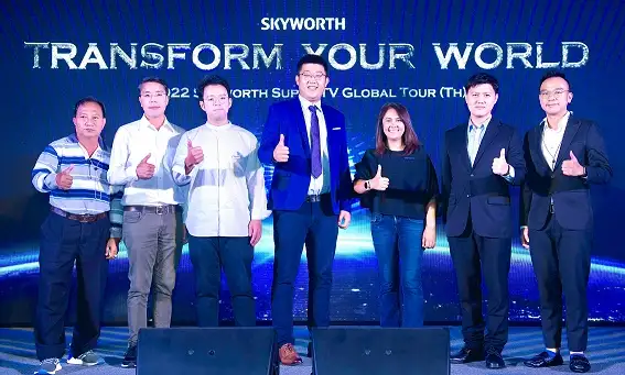 SKYWORTH เปิดตัวโทรทัศน์ OLED รุ่น W82 จอปรับโค้งหรือปรับตรงได้ รุ่นแรกในประเทศไทย ภายใต้แนวคิด Transform Your World ราคาเครื่องละ 1 ล้านบาท