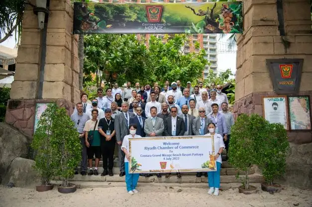 Centara Grand Mirage Beach Resort Pattaya Hosted A Welcome Lunch for the Riyadh Chamber of commerce, Saudi Arabia.