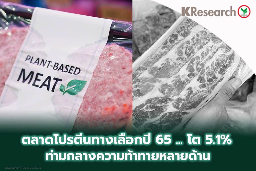 Kasikorn Researchは、代替タンパク質市場が今年限界に直面していると述べています|  RYT9