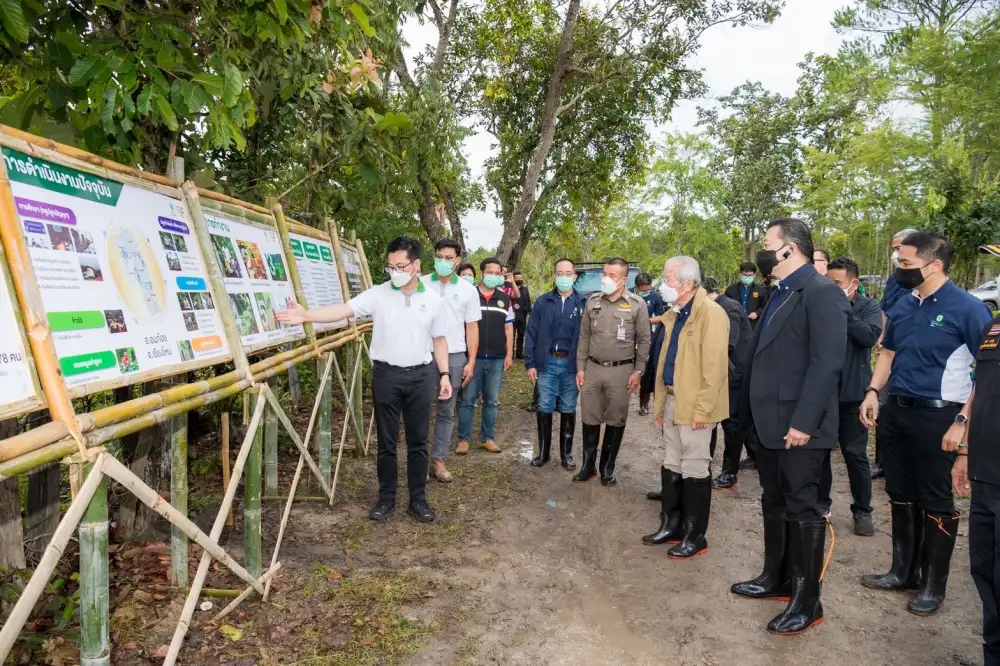 ประธานกรรมการเครือซีพี ลงพื้นที่ติดตามโครงการ