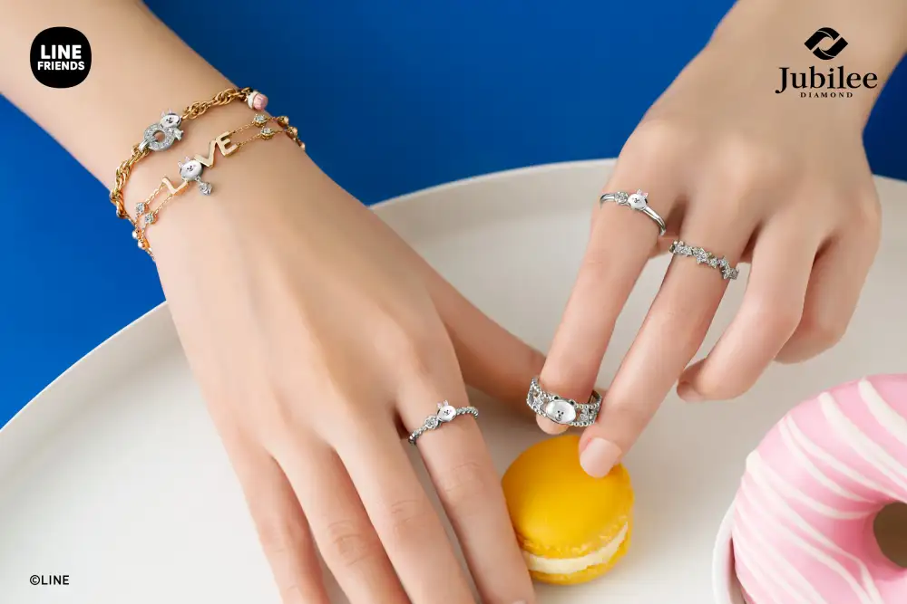 ยูบิลลี่ ไดมอนด์ ร่วมงานครีเอทีฟสตูดิโอดัง LINE FRIENDS เอาใจแฟชั่นนิสต้า ออกคอลเลกชั่นใหม่ Jubilee LINE FRIENDS Collection 2022