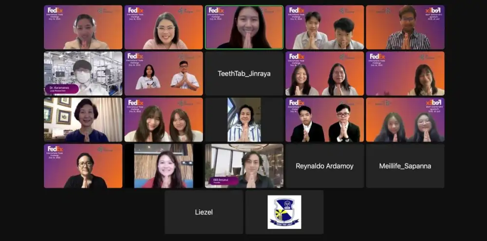Aspiring Thai Entrepreneurs to Compete in FedEx Express/Junior Achievement International Trade Challenge 2022 Regional Finals
