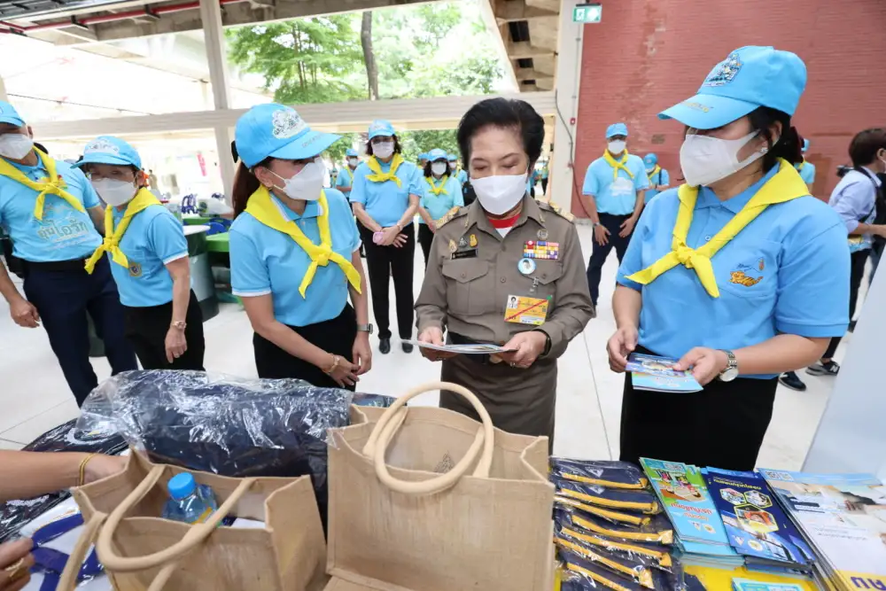 ก.แรงงาน ร่วมออกบูธกิจกรรมจิตอาสาพระราชทาน สร้างอาชีพ สร้างรายได้ เพื่อคนไทยมีงานทำ เนื่องใน