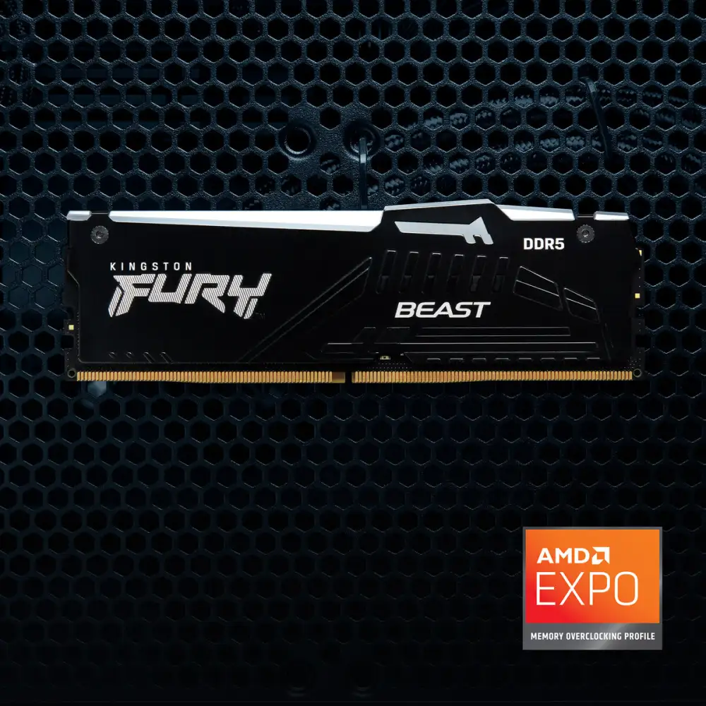 Kingston FURY เพิ่มการรับรองมาตรฐาน AMD EXPO  ให้กลุ่มผลิตภัณฑ์หน่วยความจำ DDR5