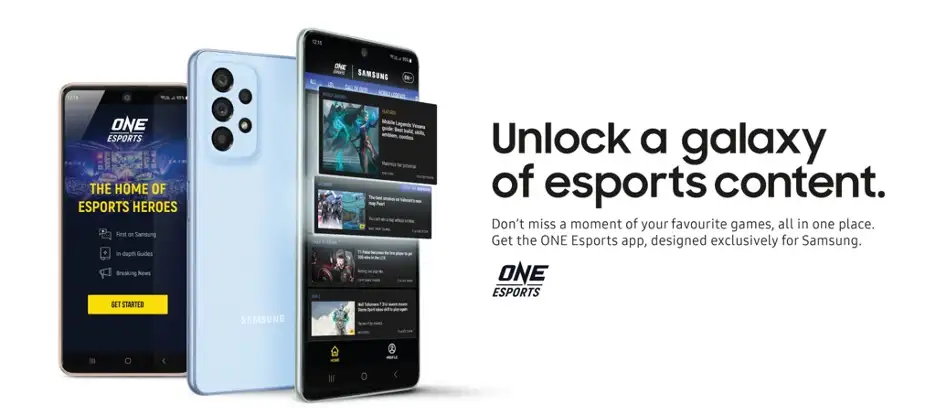 ค้นพบทุกเนื้อหาของจักรวาล Esports ในแอปพลิเคชัน One Esports  พิเศษสุดเฉพาะผู้ใช้สมาร์ทโฟนซัมซุง ดาวน์โหลดได้แล้ววันนี้