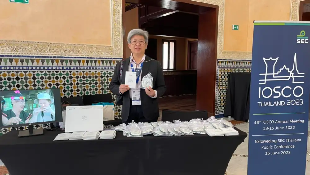 ก.ล.ต.เปิดบูธประชาสัมพันธ์เป็นเจ้าภาพจัดประชุมเวที IOSCO Annual Meeting ประจำปี 2566