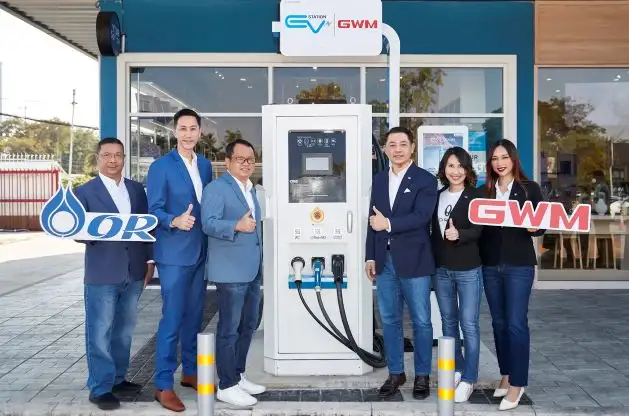 OR ร่วม GWM ติดตั้งเครื่องชาร์จไฟฟ้าแบรนด์ EV Station PluZ ในพื้นที่เชิงพาณิชย์